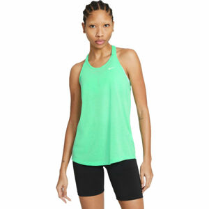 Nike DRI-FIT Dámský sportovní top, světle zelená, velikost