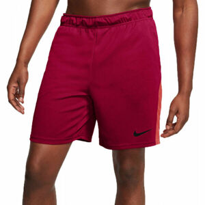 Nike DRI-FIT Pánské tréninkové šortky, Červená,Černá, velikost XL