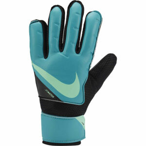 Nike GOALKEEPER MATCH JR Dětské brankářské rukavice, Tyrkysová,Černá,Světle zelená, velikost