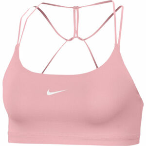 Nike INDY Dámská sportovní podprsenka, Růžová,Bílá, velikost