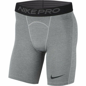 Nike NP SHORT LONG M Pánské tréninkové šortky, Šedá,Černá, velikost