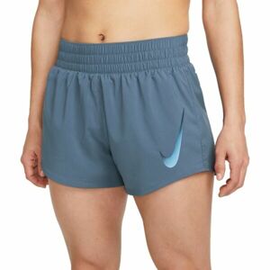 Nike SWOOSH SHORT VENEER VERS Dámské šortky, modrá, velikost M