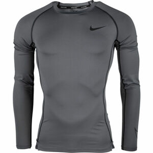 Nike NP DF TIGHT TOP LS M Pánské triko s dlouhým rukávem, Černá, velikost S