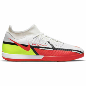 Nike PHANTOM GT2 ACADEMY DF IC Pánské sálovky, Bílá,Červená,Žlutá, velikost 8