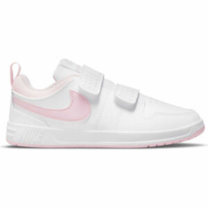 Nike PICO 5 (PSV) Dětská volnočasová obuv, Bílá,Růžová, velikost 10.5C