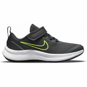 Nike STAR RUNNER 3 Dětská volnočasová obuv, černá, velikost 34
