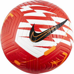 Nike STRIKE CR7 Fotbalový míč, Červená,Bílá,Černá,Oranžová, velikost 5