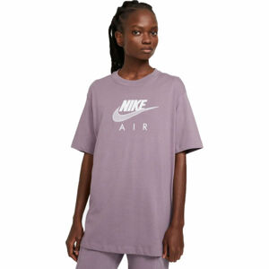 Nike NSW AIR BF TOP W Dámské tričko, Fialová,Bílá, velikost