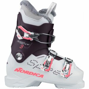 Nordica SPEEDMACHINE J 3 Dětské lyžařské boty, bílá, veľkosť 25