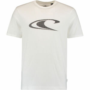 O'Neill LM WAVE T-SHIRT Pánské tričko, Bílá,Tmavě šedá, velikost XXL