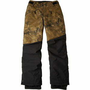 O'Neill ANVIL COLORBLOCK PANTS Chlapecké snowboardové/lyžařské kalhoty, černá, velikost 152