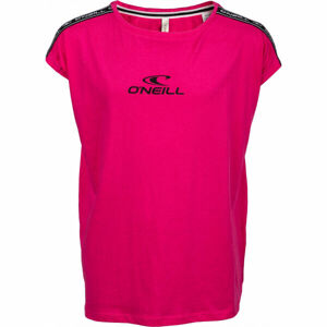O'Neill LG O'NEILL SS T-SHIRT Dívčí tričko, Růžová,Černá, velikost
