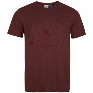 O'Neill LM ESTABLISHED T-SHIRT Pánské tričko, Vínová, velikost