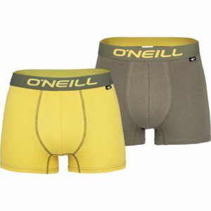 O'Neill MEN BOXER PLAIN SEASON Pánské boxerky, Žlutá,Khaki, velikost XXL