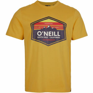 O'Neill MTN HORIZON SS T-SHIRT Pánské tričko, Žlutá,Mix, velikost L