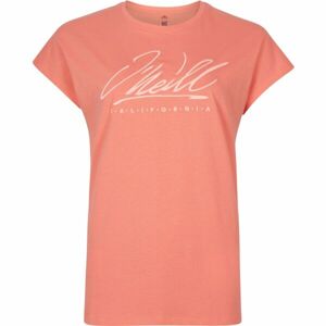 O'Neill SCRIPT T-SHIRT Dámské tričko, oranžová, velikost S
