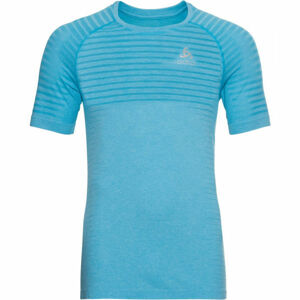 Odlo ESSENTIAL SEAMLESS SS Pánské tričko s krátkým rukávem, Modrá,Stříbrná, velikost XL