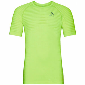 Odlo ESSENTIAL SEAMLESS SS Pánské tričko s krátkým rukávem, Zelená,Stříbrná, velikost XXL