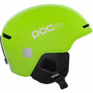 POC POCito OBEX SPIN Dětská lyžařská helma, reflexní neon, velikost (48 - 53)