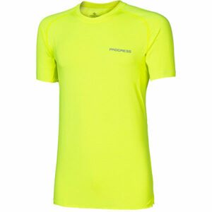 Progress ARROW MAN Pánské běžecké triko, reflexní neon, velikost M