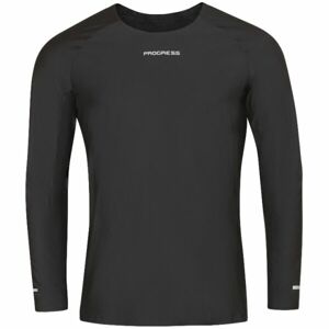 PROGRESS SKINNER LS Dámské lepené sportovní triko, černá, velikost L