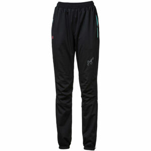 PROGRESS STRIKE LADY Dámské běžkařské zateplené kalhoty, černá, veľkosť S