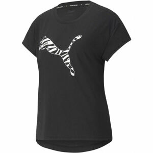 Puma MODERN SPORTS TEE Dámské triko, Černá,Bílá, velikost