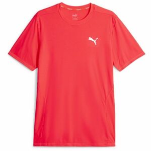 Puma RUN FAVORITE Pánské triko, červená, velikost S