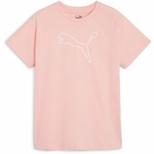 Puma MOTION Dívčí, sportovní triko, růžová, velikost 140
