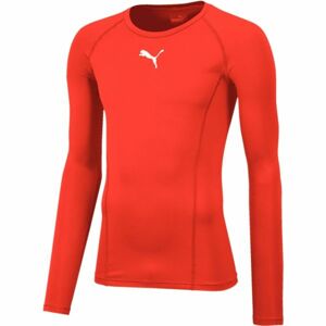 Puma LIGA BASELAYER TEE LS Pánské funkční triko, červená, velikost XL