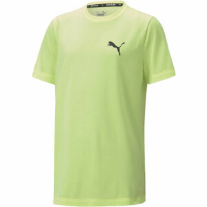 Puma ACTIVE TEE B Chlapecké triko, světle zelená, velikost 164
