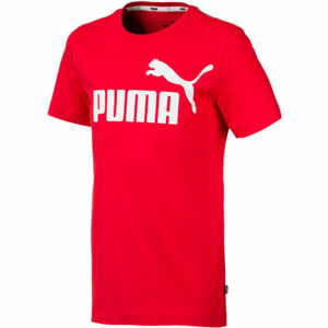 Puma ESSENTIALS LOGO TEE Chlapecké triko, žlutá, veľkosť 164