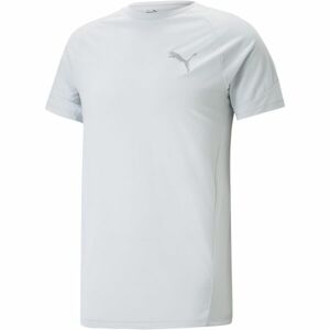 Puma EVOSTRIPE TEE Pánské sportovní triko, bílá, velikost S
