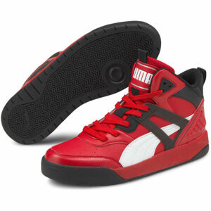 Puma BACKCOURT MID Pánské volnočasové boty, červená, velikost 42.5