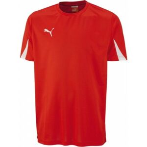 Puma SHIRTS SS TEAM JR červená 176 - Dětské sportovní triko