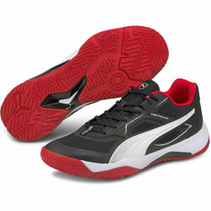 Puma SOLARSTRIKE Pánská indoorová obuv, Černá,Bílá,Červená, velikost 10