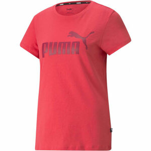 Puma SS LOGO TEE Dámské tričko, růžová, velikost XS