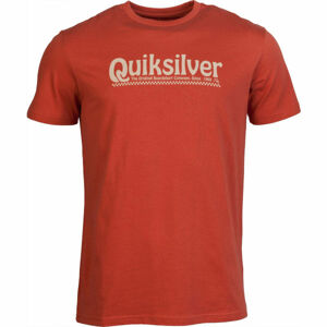 Quiksilver NEW SLANG SS červená M - Pánské tričko