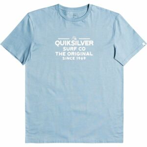 Quiksilver FEEDINGLINE M TEES Pánské triko, světle modrá, velikost M