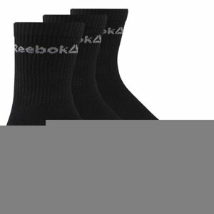 Reebok ACT CORE CREW SOCK 3P Unisex ponožky, černá, velikost 43-46