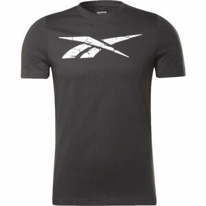 Reebok VECTOR STATEMENT TEE Pánské triko, černá, velikost XL