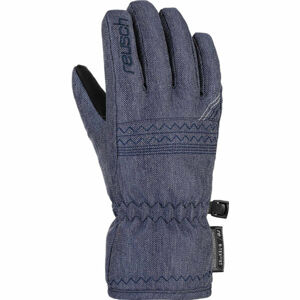 Reusch MARLENA R-TEX XT JUNIOR Dětské lyžařské rukavice, tmavě šedá, velikost 6