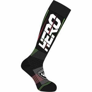 Rossignol HERO SOCKS X3 Lyžařské ponožky, černá, veľkosť XL