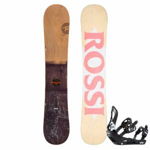 Rossignol TEMPLAR WIDE + VIPER M/L Pánský snowboard set, vínová, velikost 162