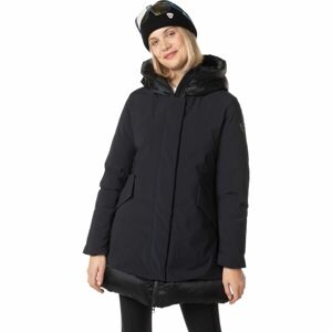 Rossignol STRETCH FLAT PARKA W Volnočasový dámský kabát, černá, veľkosť XL