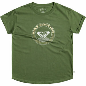 Roxy EPIC AFTERNOON CORPO Dámské triko, Zelená,Zlatá, velikost M