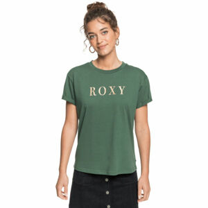 Roxy EPIC AFTERNOON WORD Dámské tričko, Zelená,Bílá, velikost