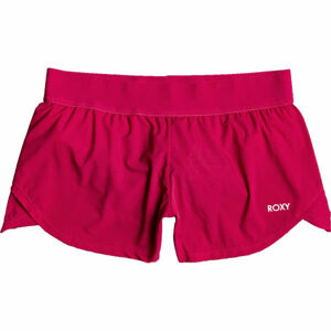 Roxy SUNNY TRACKS SHORT 2 Dámské šortky, Růžová,Bílá, velikost L