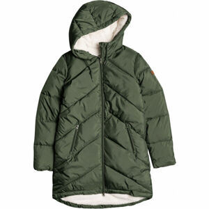 Roxy STORM WARNING Dámská zimní bunda, khaki, velikost M