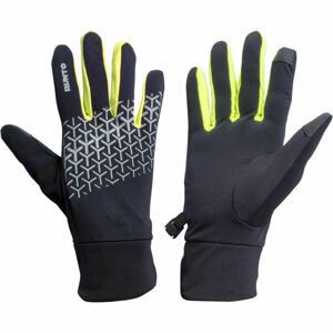 Runto CROSS Běžecké rukavice, černá, velikost S/M
